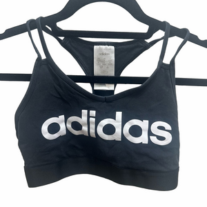 Adidas Sports Black Sports Bra Size Medium